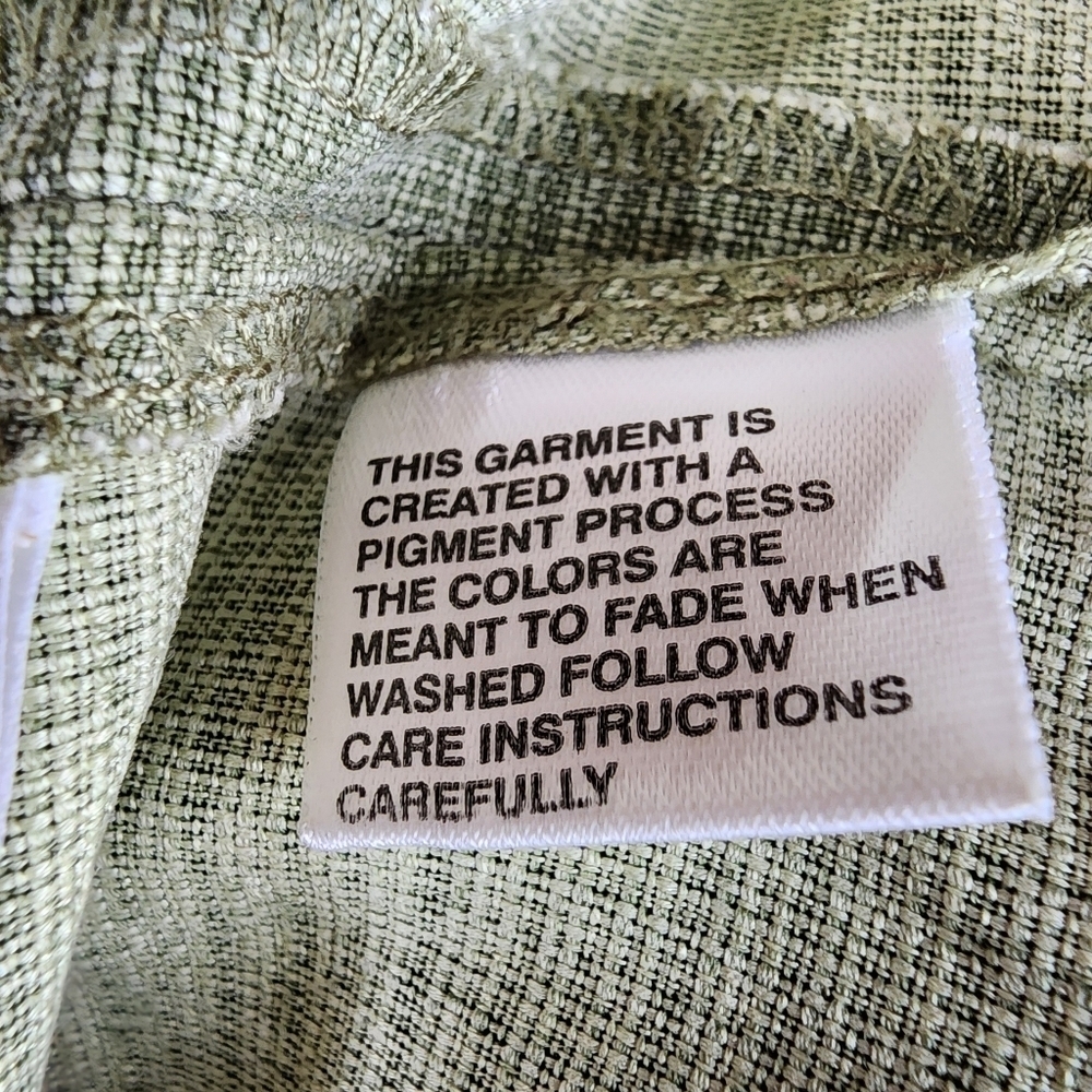 Tommy Bahama Silk Hawaiian Shirt Hibiscus Flower Damask  Avocado Green XLX - Picture 15 of 16